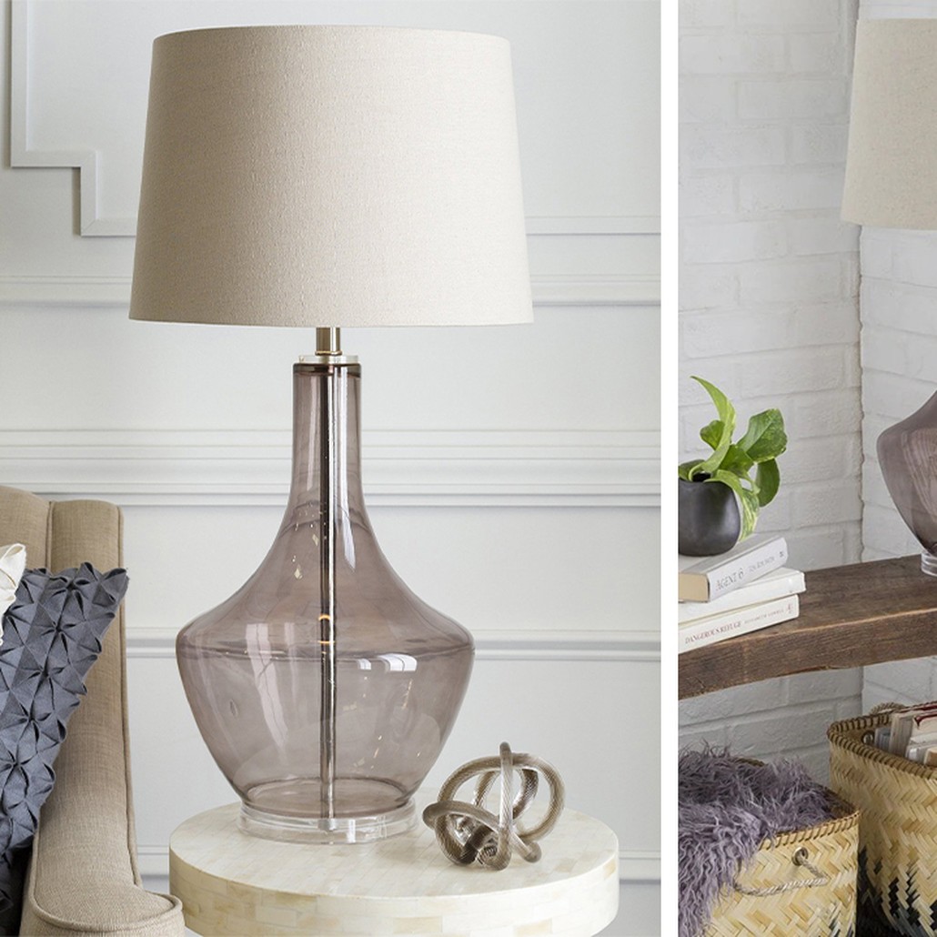 Настольная лампа Fantina Table lamp gray