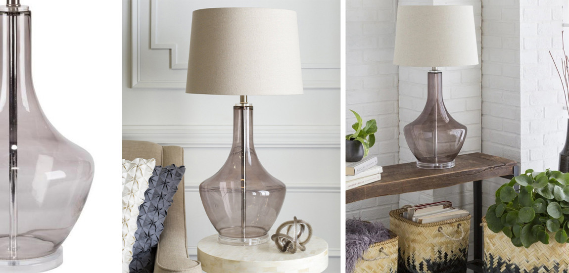 Настольная лампа Fantina Table lamp gray