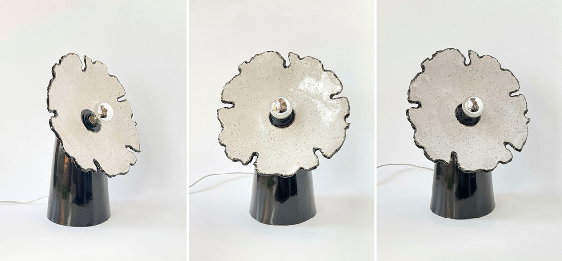 Настольная лампа FLOW medium (чёрный)