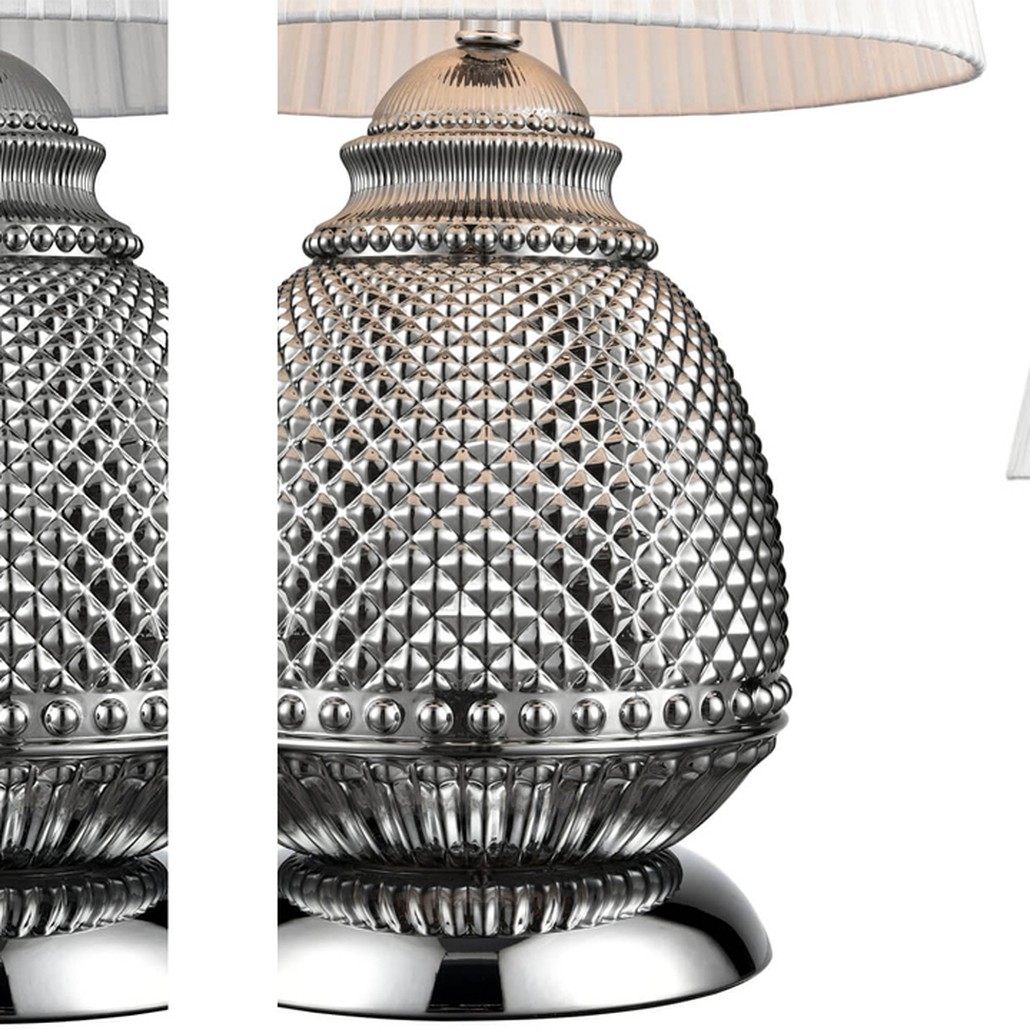 Настольная лампа Gloria Chrome Table Lamp