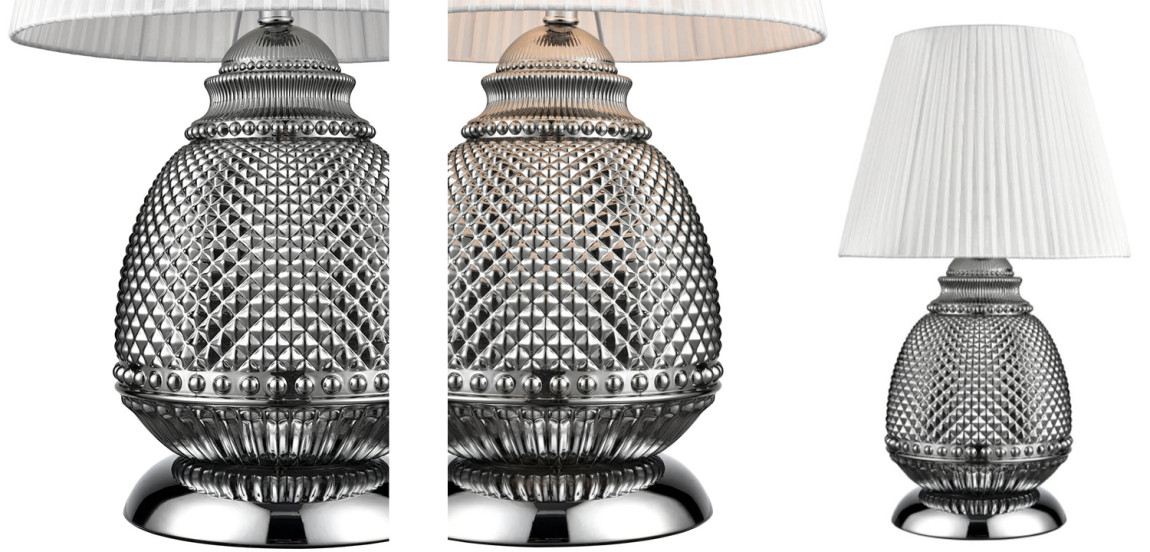 Настольная лампа Gloria Chrome Table Lamp