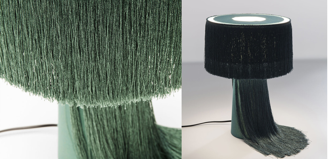 Настольная лампа Green Fringes
