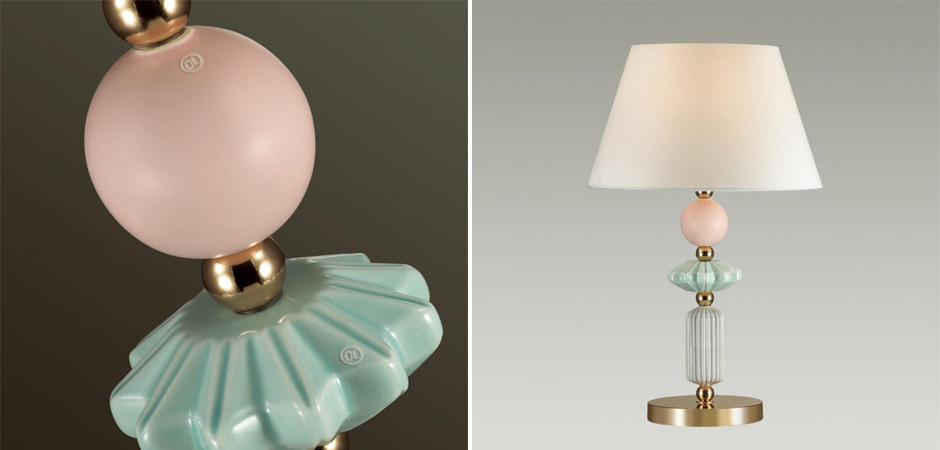 Настольная Лампа Hadlee с керамическими элементами