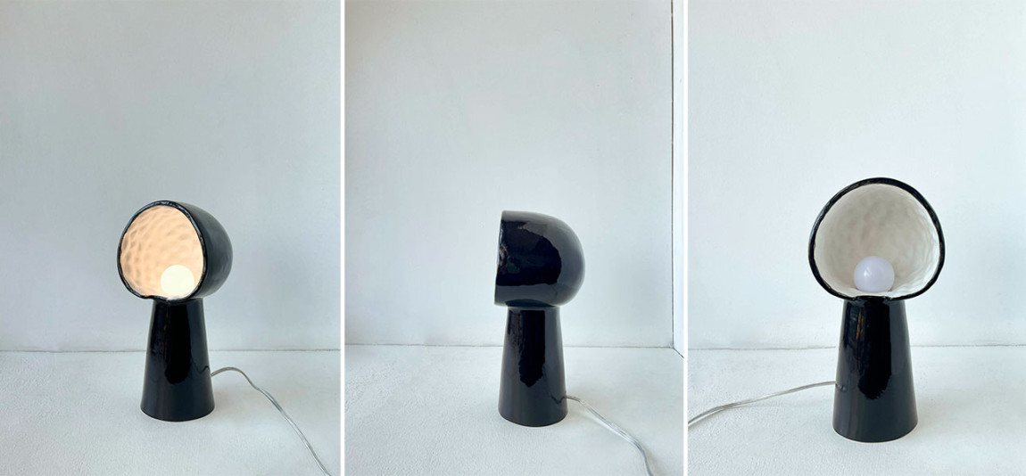 Настольная лампа KENI medium (чёрный)