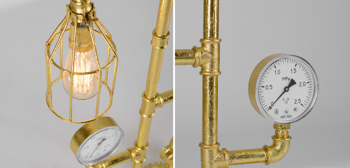 Настольная лампа Large Gold Loft