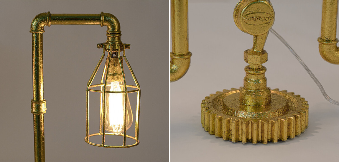 Настольная лампа Large Gold Loft