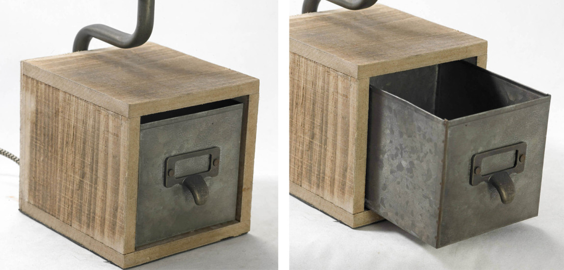 Настольная лампа Loft lamp with box