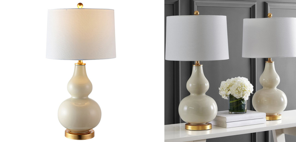 Настольная лампа Loraine Ivory Table lamp