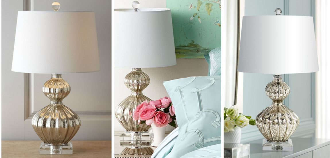 Настольная лампа Loraine Silver Table lamp