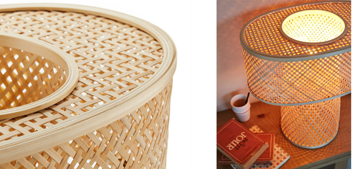 Настольная лампа Maren Wicker Table lamp