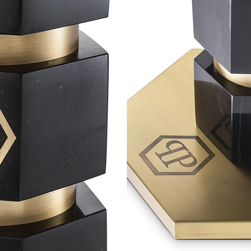 Настольная лампа Philipp Plein Table Lamp Hexagon Черная