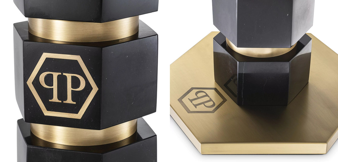 Настольная лампа Philipp Plein Table Lamp Hexagon Черная