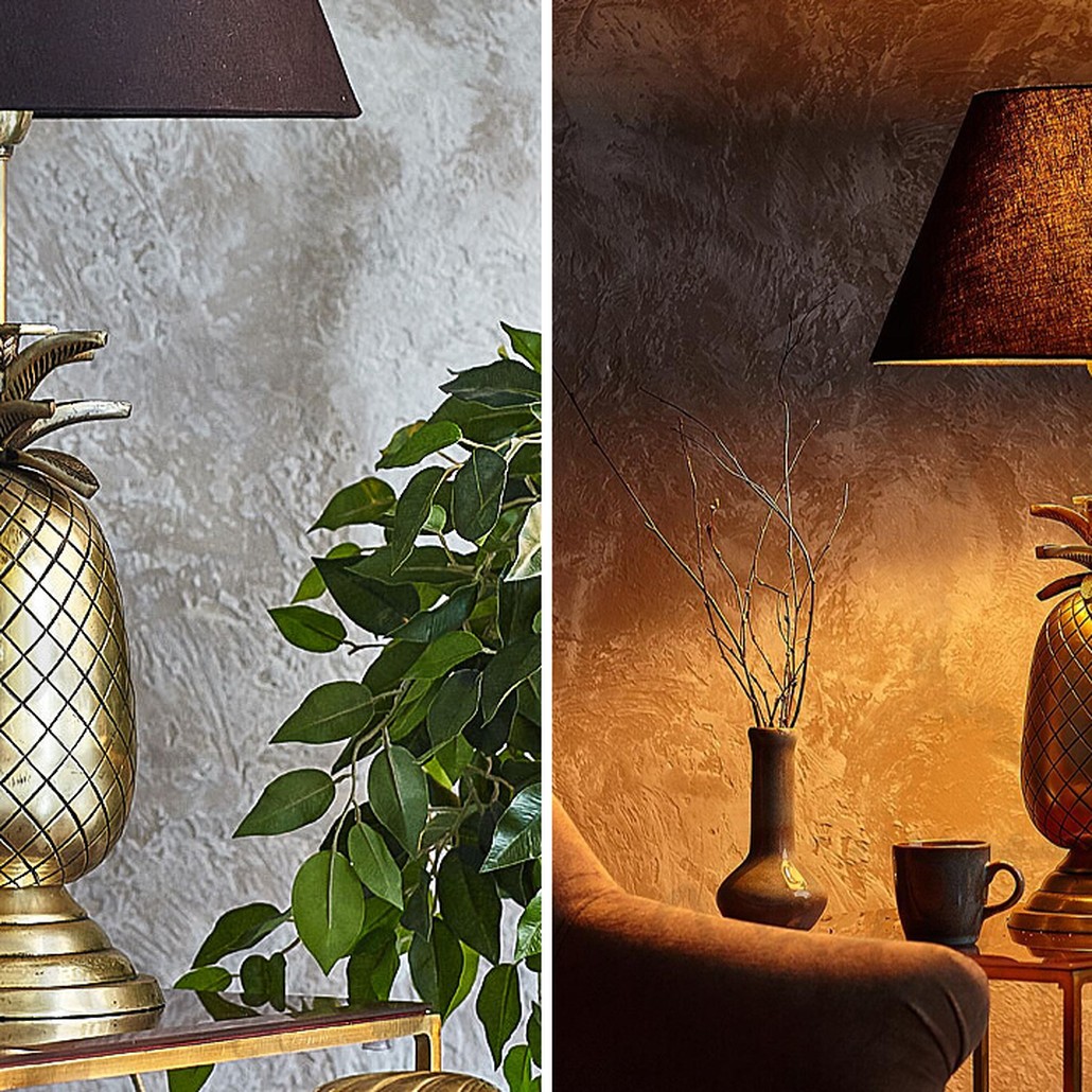 Настольная лампа Pineapple Lampshade Table Lamp