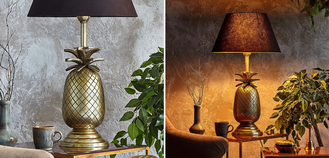 Настольная лампа Pineapple Lampshade Table Lamp