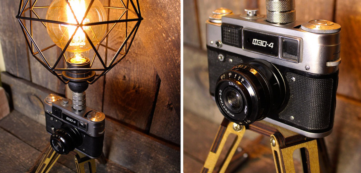 Настольная лампа Retro Camera