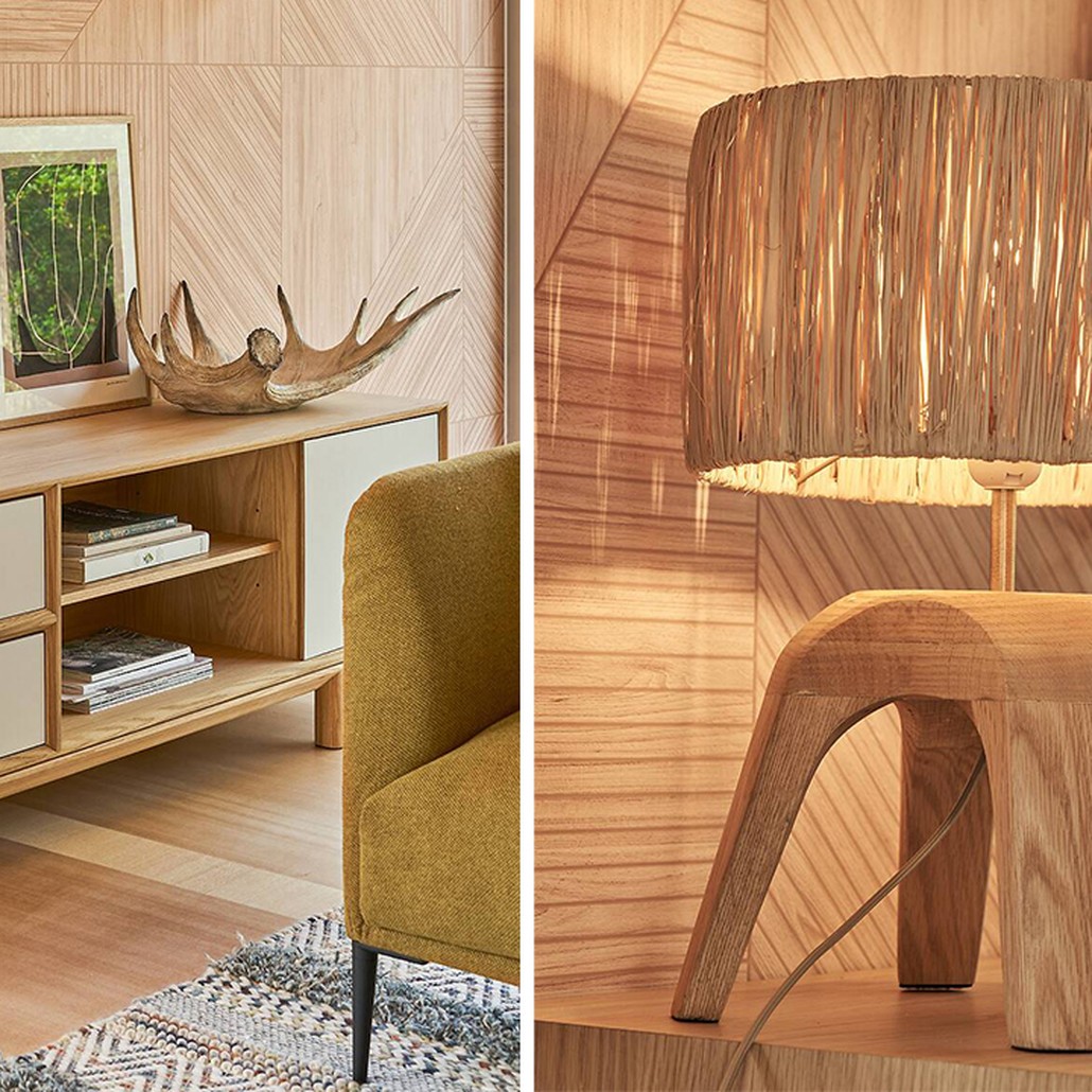 Настольная лампа Sander Wicker 4 legs