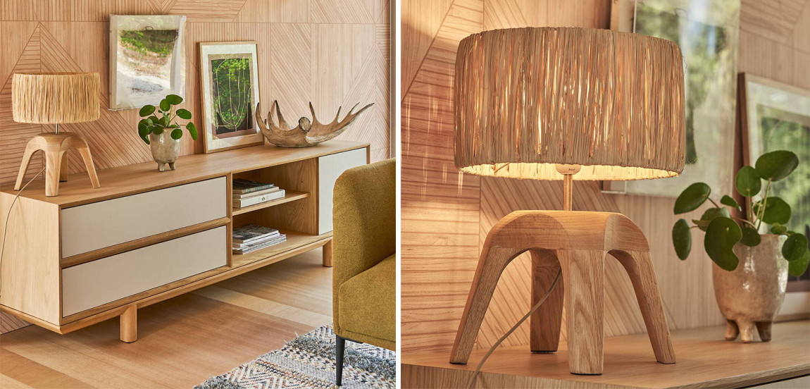 Настольная лампа Sander Wicker 4 legs