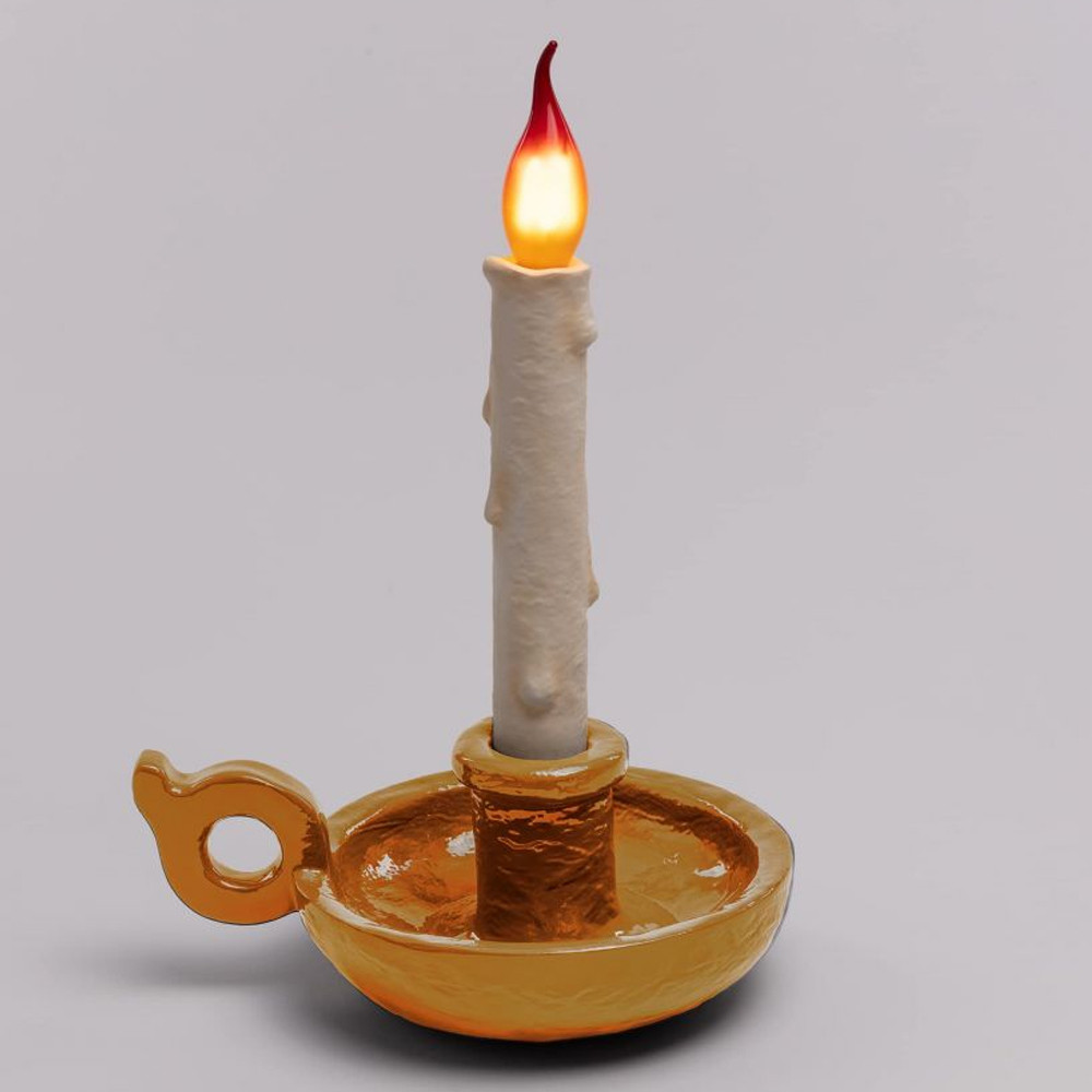 Настольная лампа Seletti Bugia gold