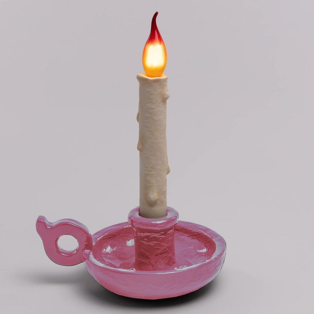 Настольная лампа Seletti Bugia light pink