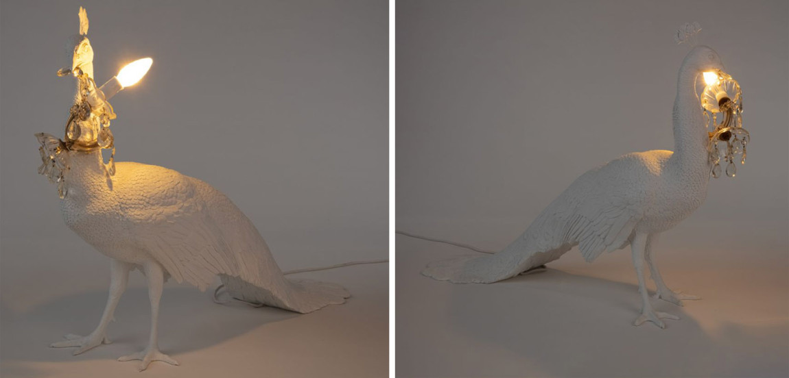 Настольная лампа Seletti Peacock Led Lamp