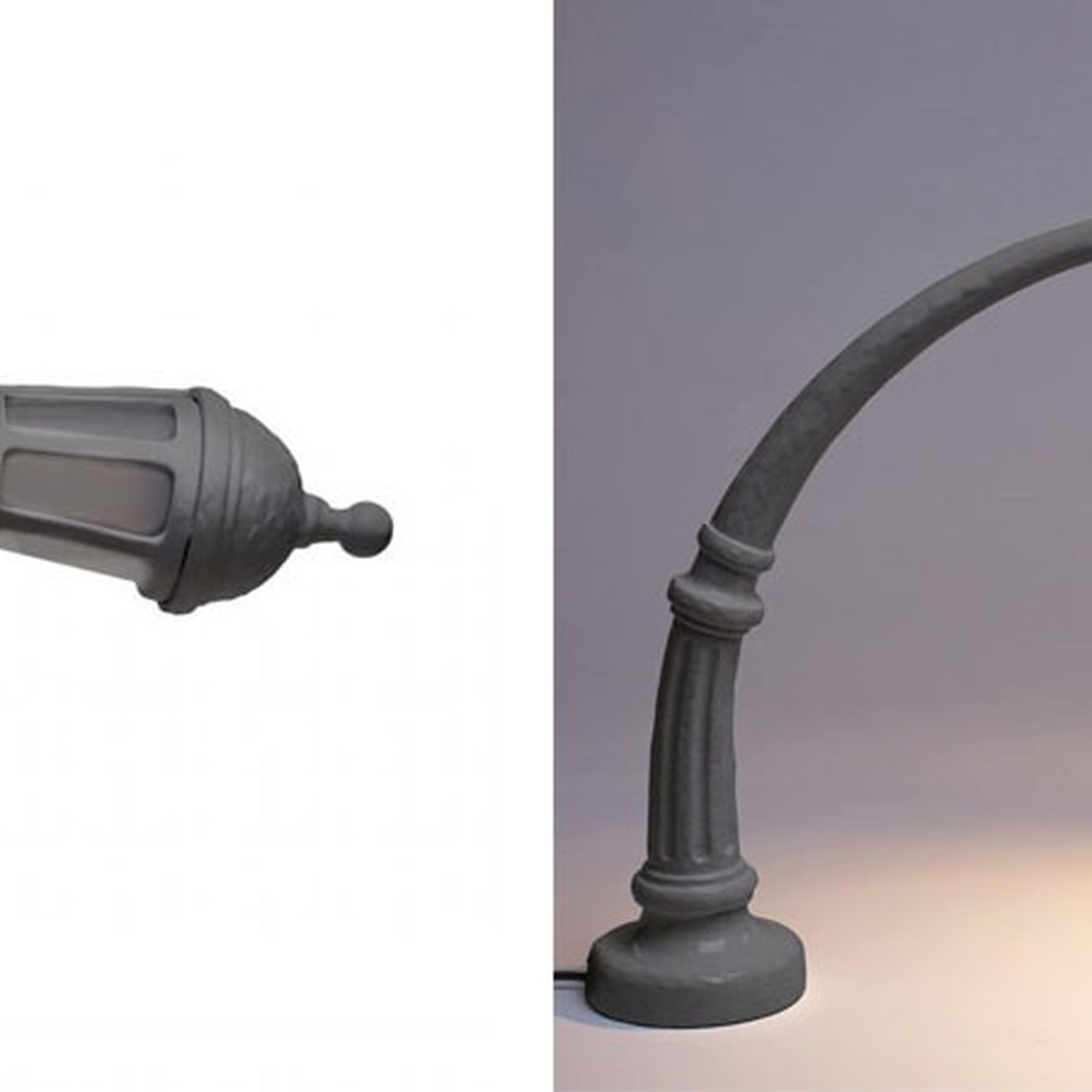 Настольная лампа Seletti Street Lamp Grey