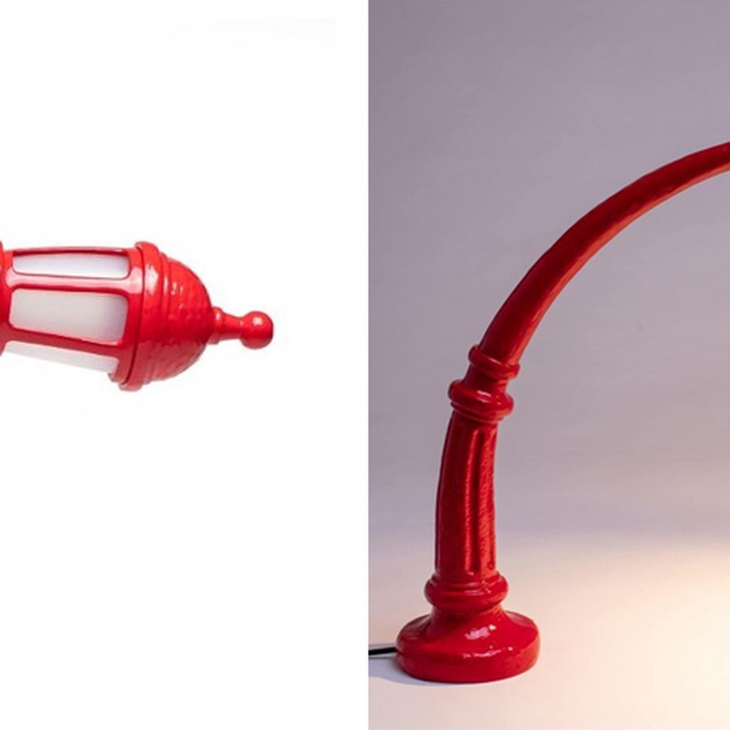 Настольная лампа Seletti Street Lamp Red