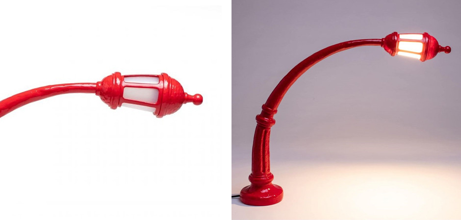 Настольная лампа Seletti Street Lamp Red