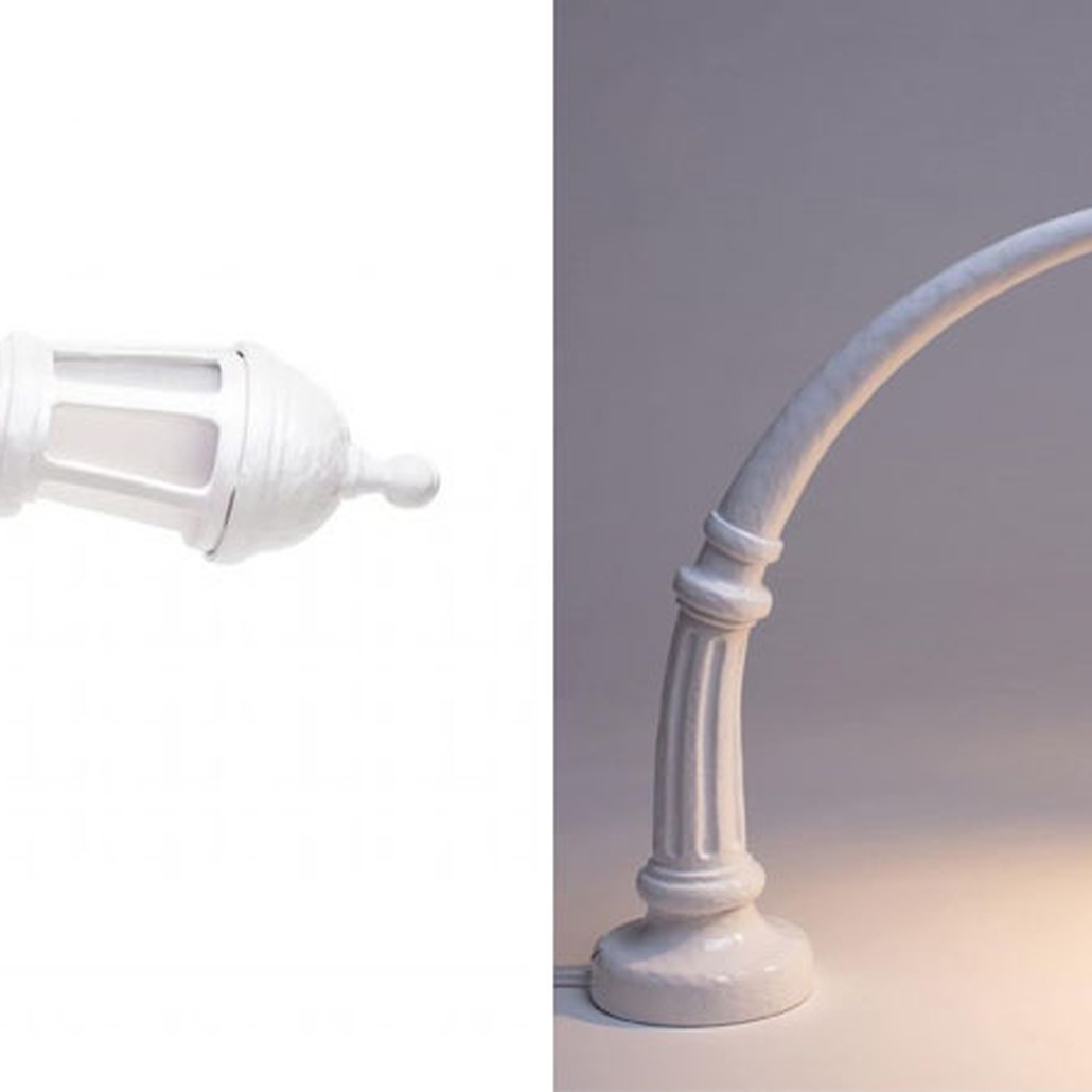 Настольная лампа Seletti Street Lamp White