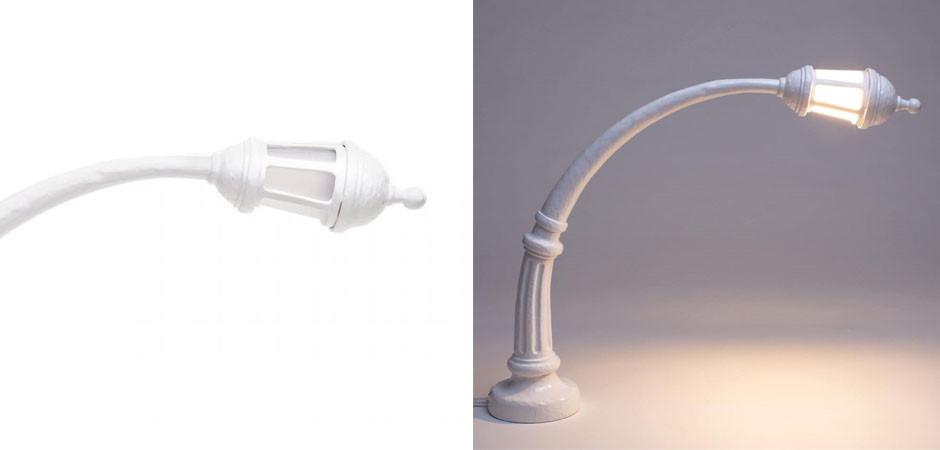 Настольная лампа Seletti Street Lamp White
