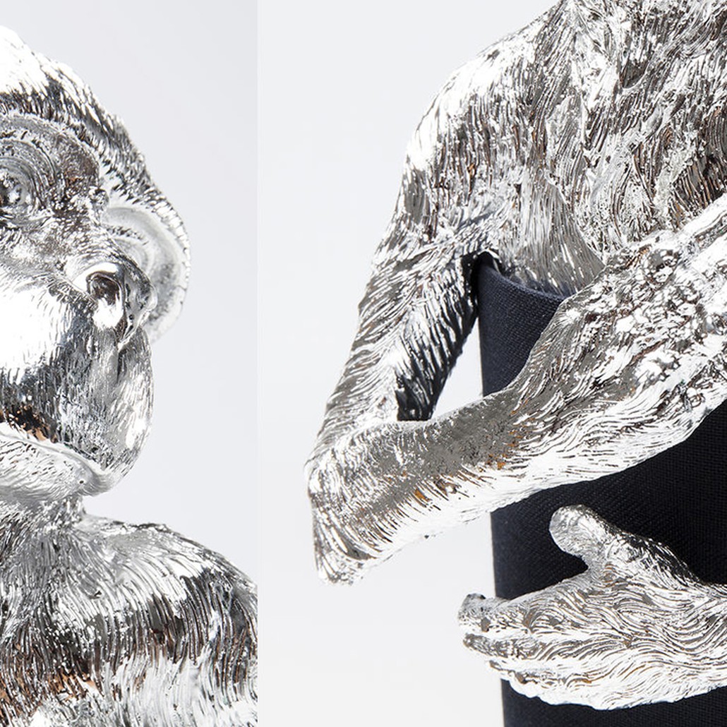 Настольная лампа Silver Monkey Hugging Lampshade