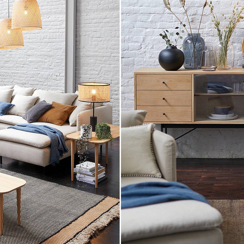 Настольная лампа Solvei Wicker Table lamp