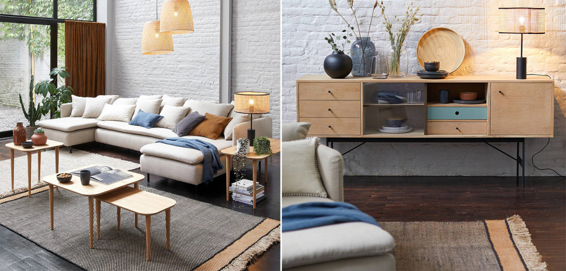 Настольная лампа Solvei Wicker Table lamp