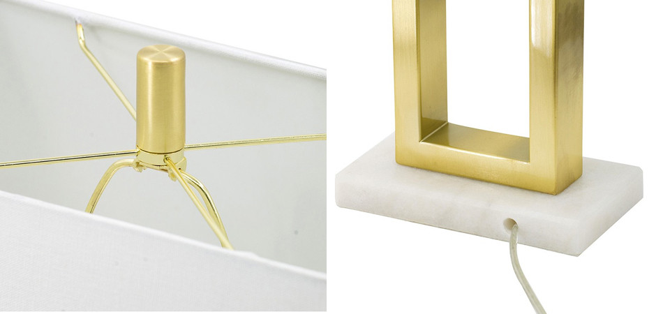 Настольная Лампа Square Lines с абажуром