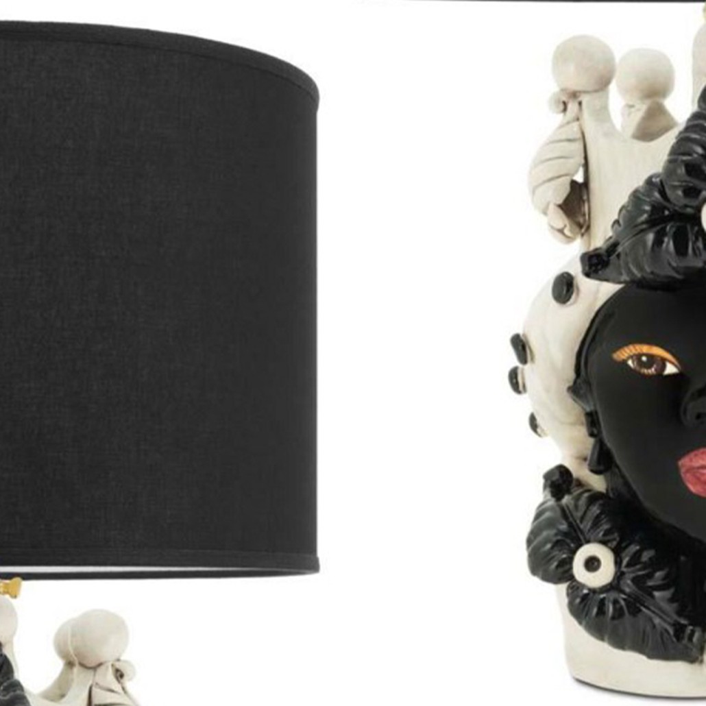 Настольная лампа Table Lamp Moro Lady Eve Black