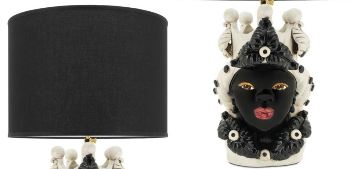 Настольная лампа Table Lamp Moro Lady Eve Black