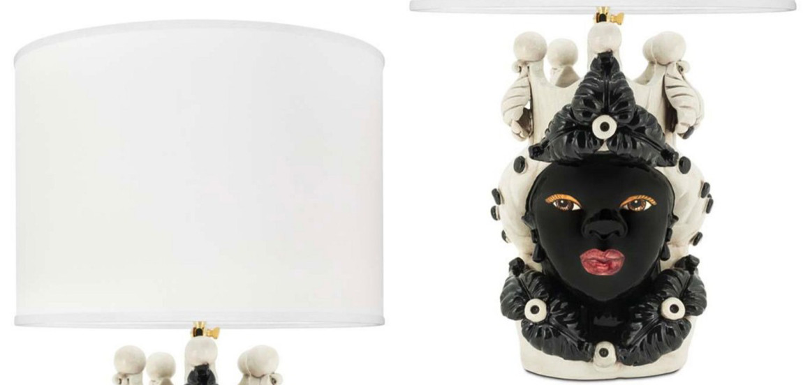 Настольная лампа Table Lamp Moro Lady Eve White
