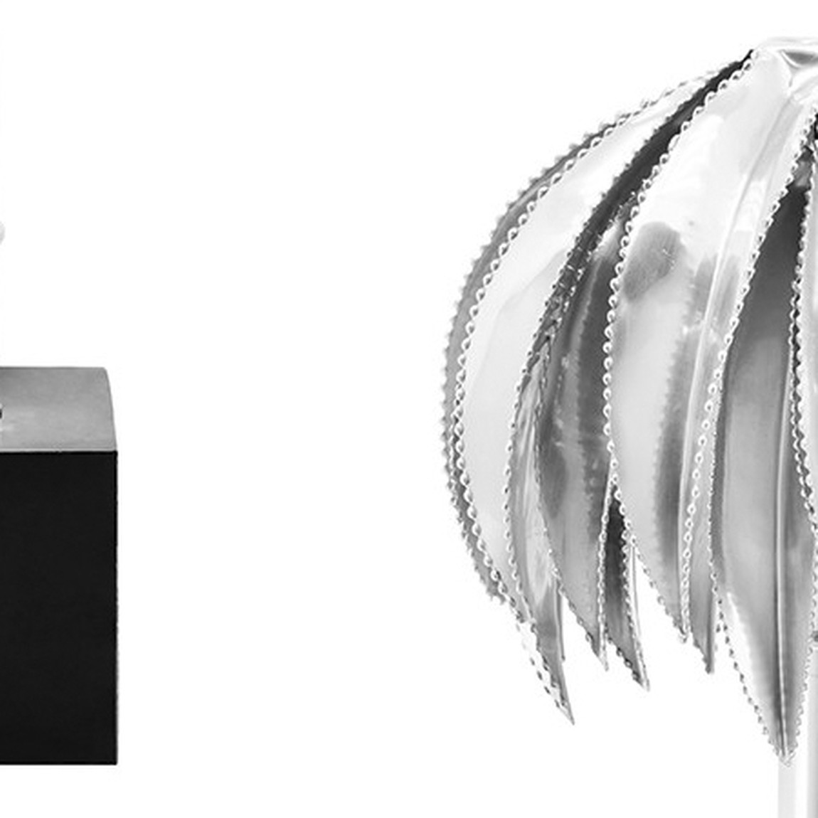 Настольная лампа TABLE LAMP PALMERY Silver