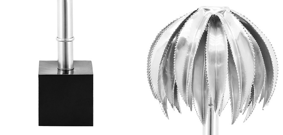 Настольная лампа TABLE LAMP PALMERY Silver