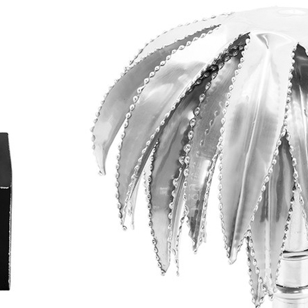 Настольная лампа TABLE LAMP PALMERY silver 30