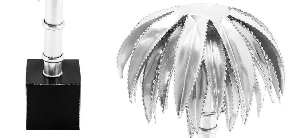Настольная лампа TABLE LAMP PALMERY silver 30