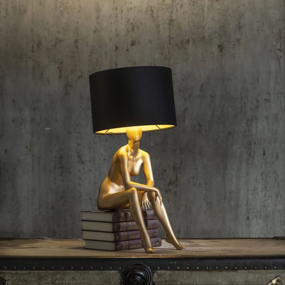 Настольная лампа TERRAMI с абажуром