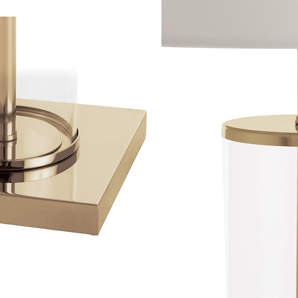Настольная лампа Ticiana Glass Tube Table lamp gold