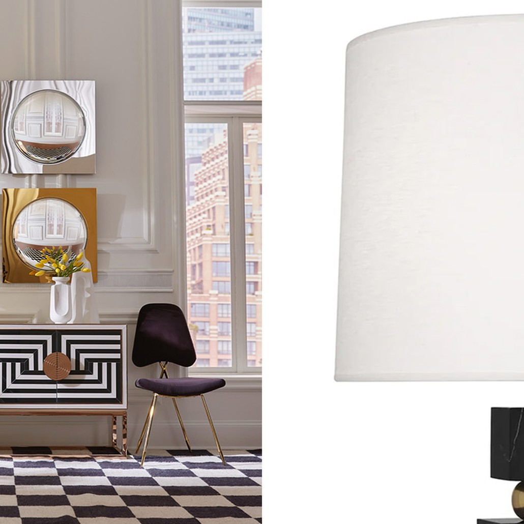 Настольная лампа Totem Table Lamp Black Marble