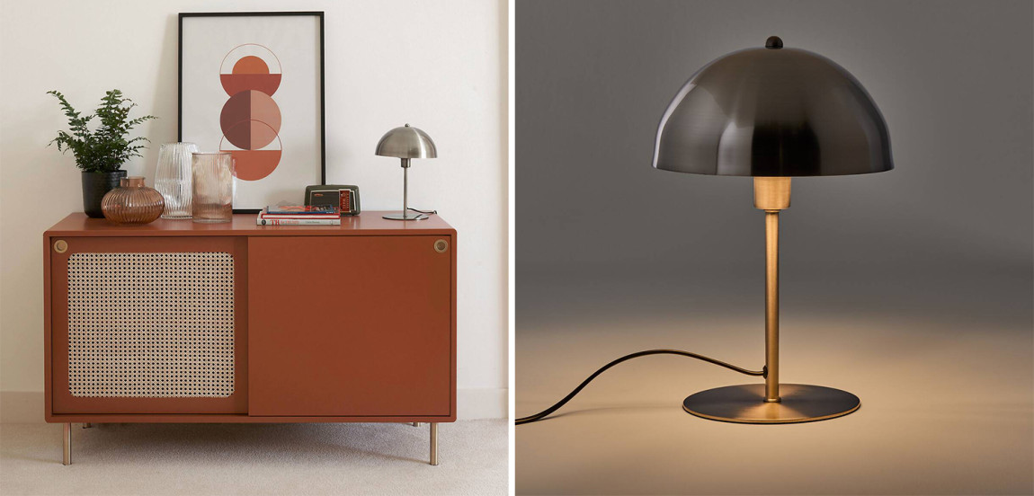 Настольная лампа Umbel Table Lamp Gray