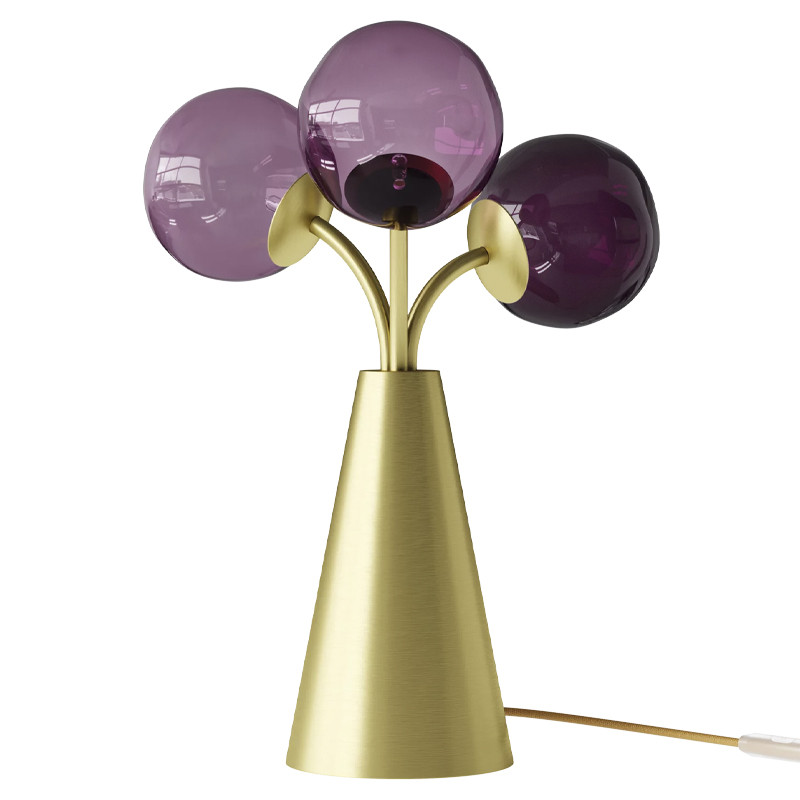 Настольная лампа Wild Grape brass