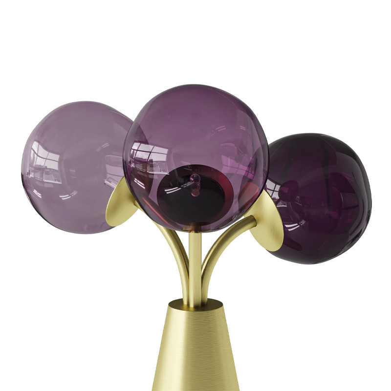 Настольная лампа Wild Grape brass