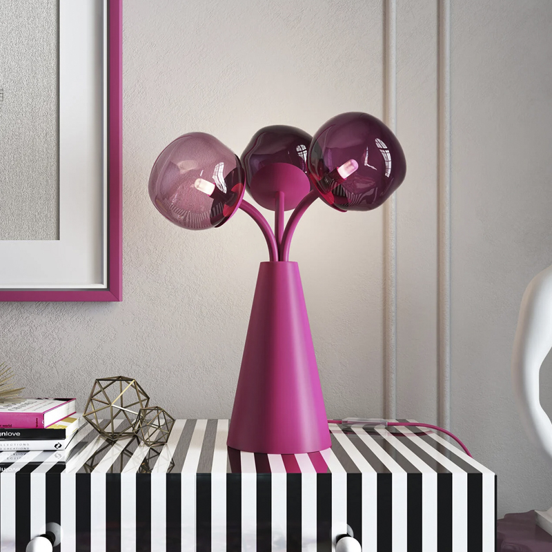 Настольная лампа Wild Grape pink