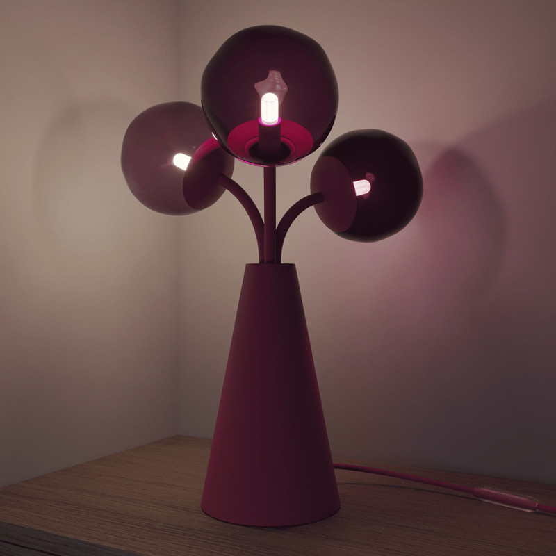 Настольная лампа Wild Grape pink