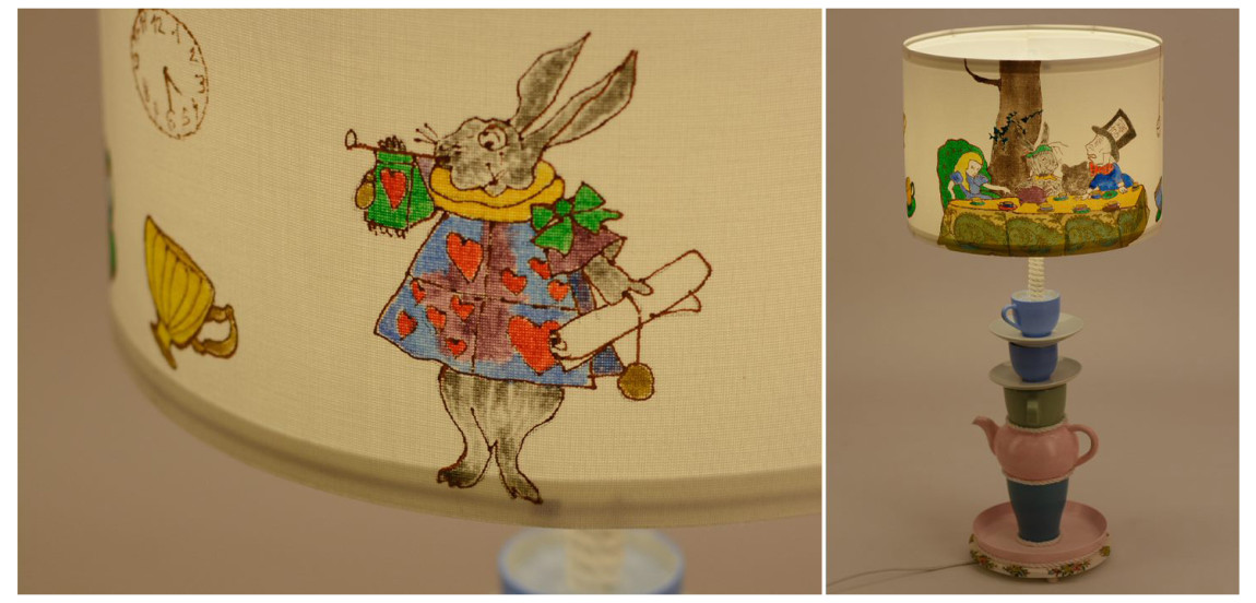 Настольная лампа Алиса в стране чудес