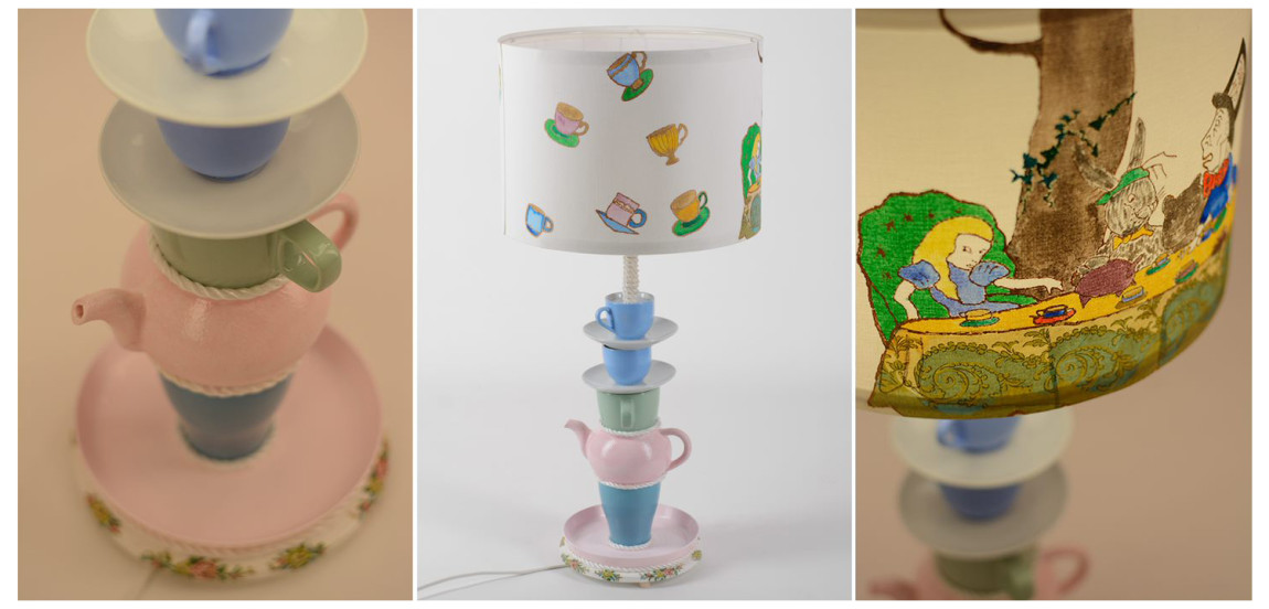 Настольная лампа Алиса в стране чудес